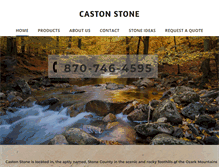 Tablet Screenshot of castonstone.com